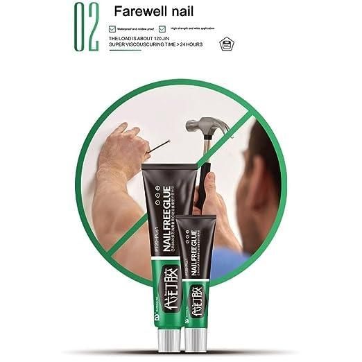 Nail free strong glue adhesive waterproof mold proof (Buy 1 Get 1 FREE)