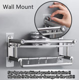 Reusable Self Adhesive Hooks for Wall Heavy Duty Strong Nail Free Hook (Pack of 10)