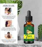 Ginger Germinal Oil, Ginger Hair Growth Serum, Ginger Essential Oil Stop Hair Loss Hair, Thinning Treatment Hair Growth Oil for Women & Men 30ML