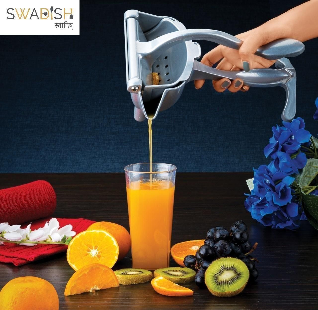 Swadish Juicer - Instant Manual Fruit Juicer / Handle Juicer